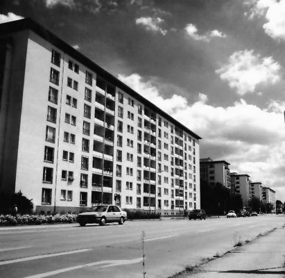 Magistrale in Hoyerswerda in den 80er Jahren (Foto: Stadtarchiv Hoyerswerda)